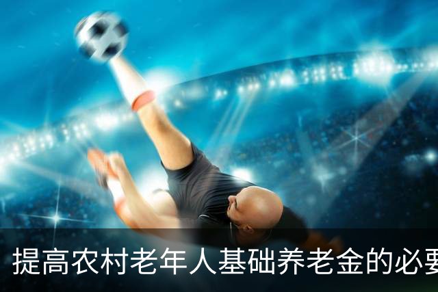 提高农村老年人基础养老金的必要性与可行性